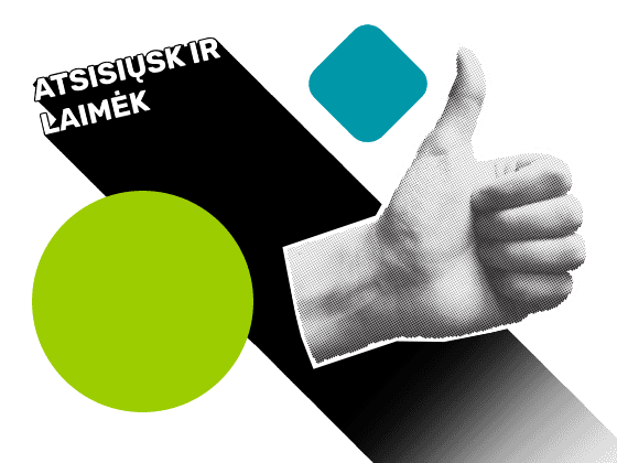 Laimėk 500 €  dovanų